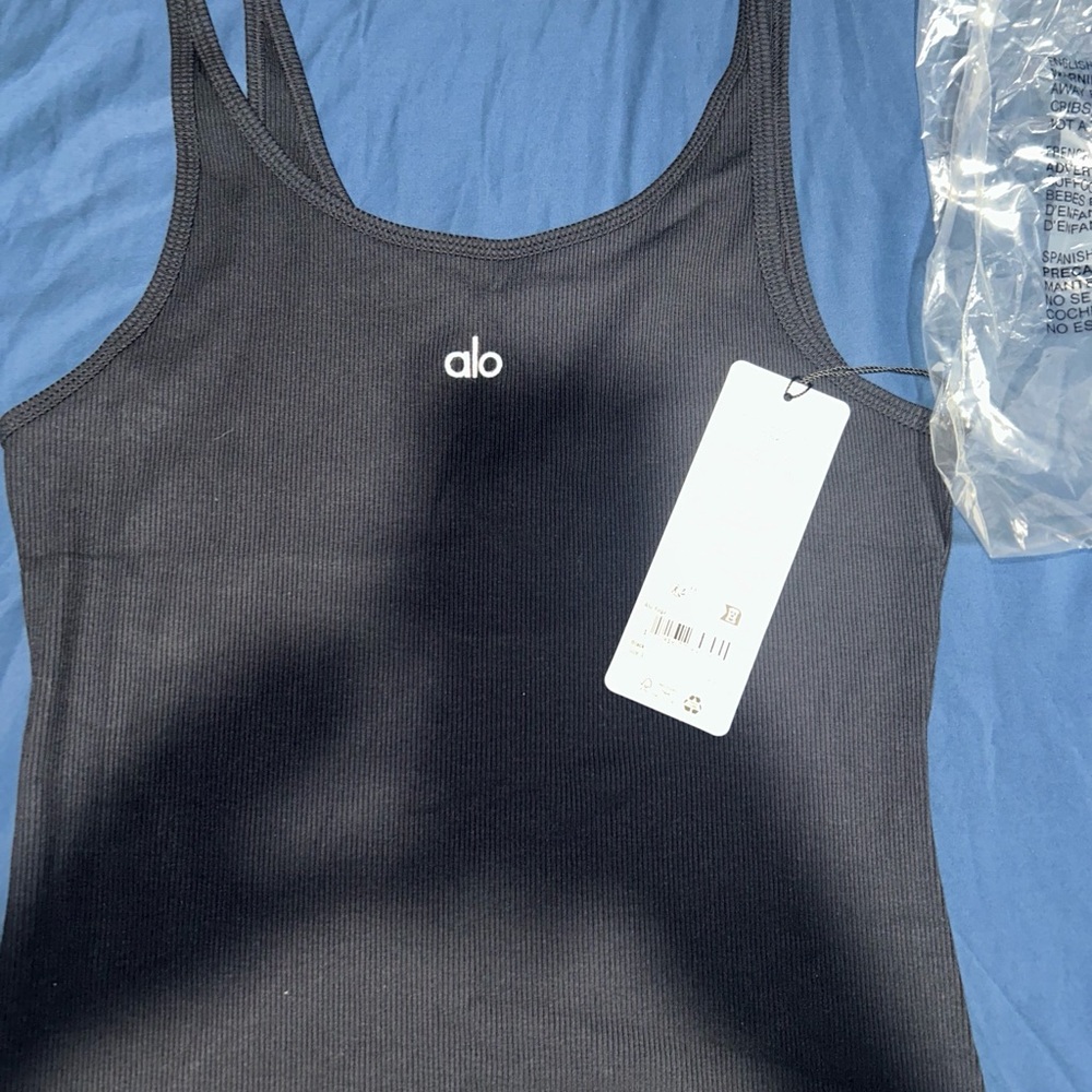 ALO Yoga Black Tank Top
